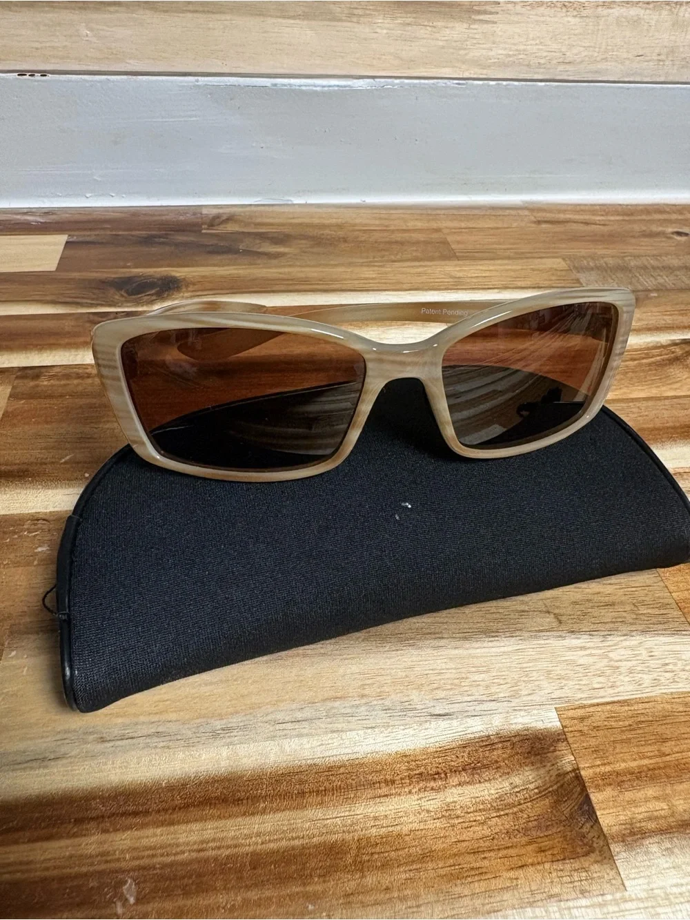 Costa Pluma Mauritius Women’s Beige Frame Sunglasses with Brown Lenses